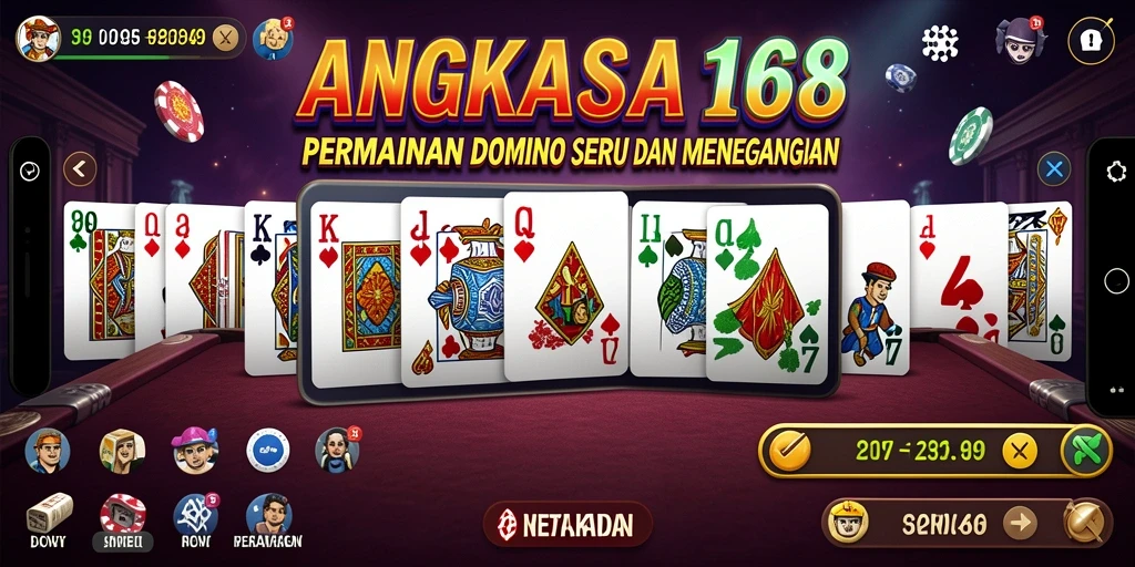 Tampilan gameplay Domino yang menegangkan dan menyenangkan.