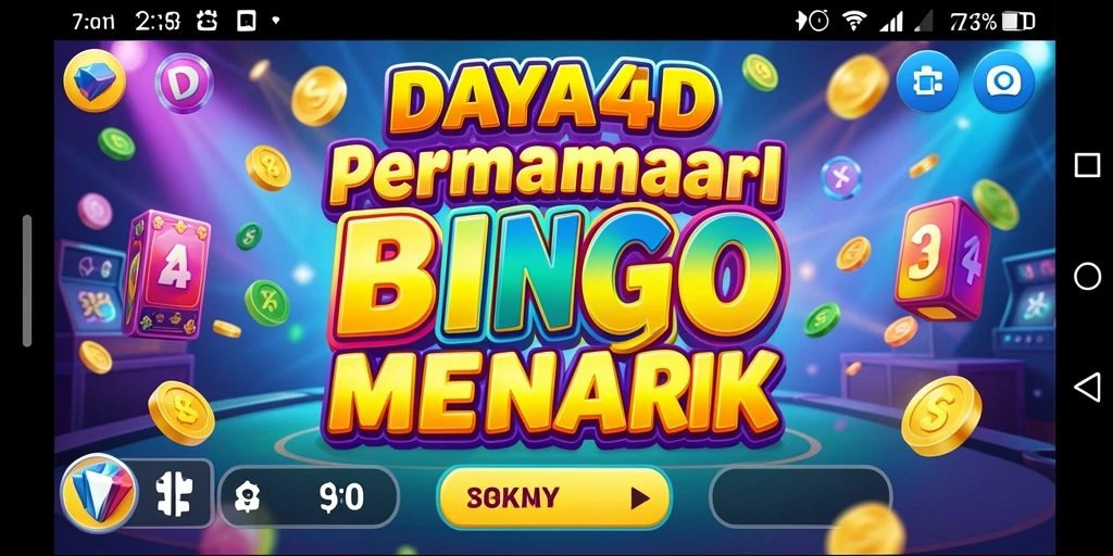 Tampilan screenshot gameplay Bingo yang menggembirakan.