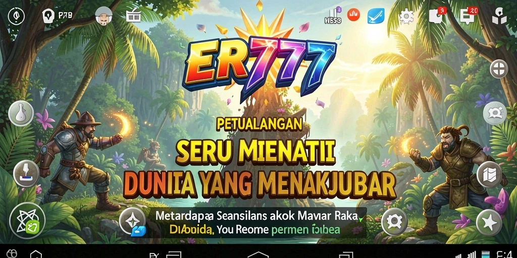 Screenshot ER777 menampilkan aksi petualangan yang mengagumkan.