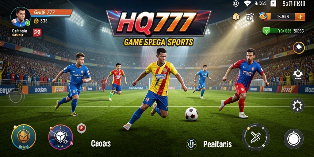 Screenshot HQ777 menampilkan gameplay menarik dalam olahraga.