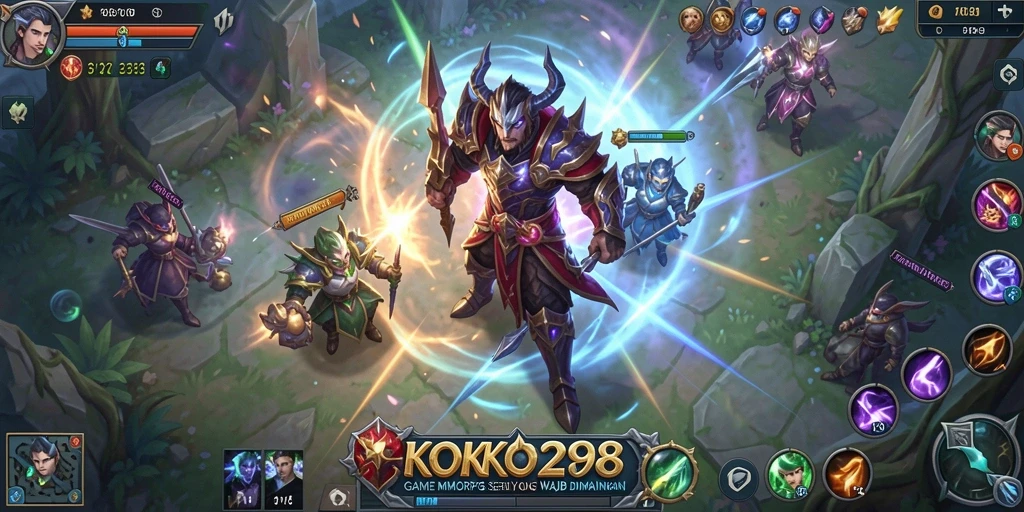 Gameplay seru KOKO288 dalam dunia MMORPG yang luas.