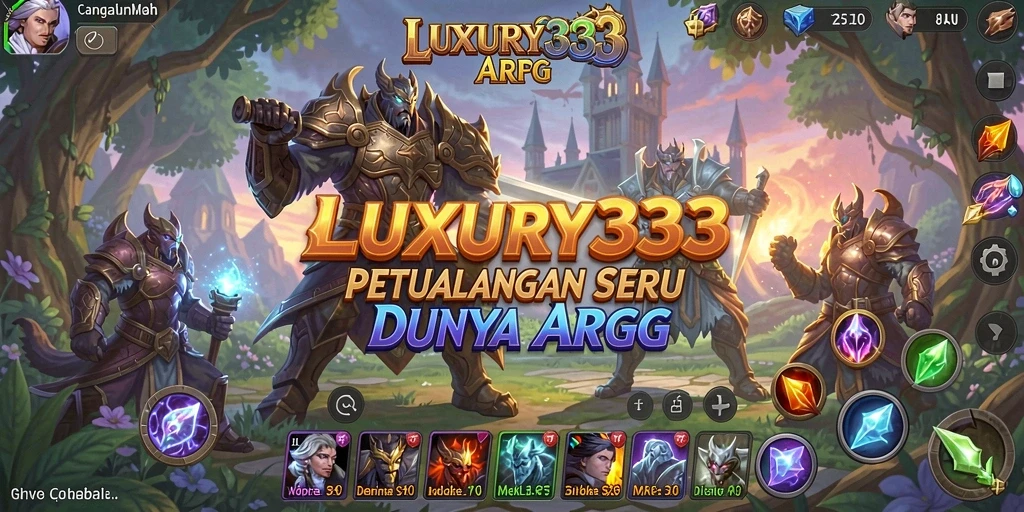 Gameplay LUXURY333 yang seru dan menantang dalam dunia ARPG.