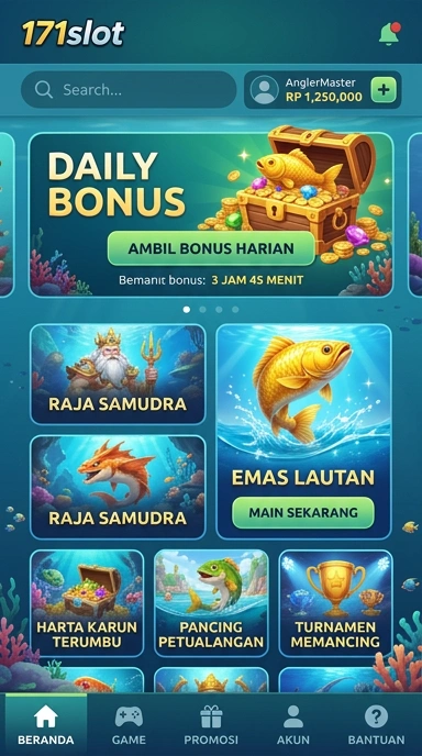 Screenshot fitur unggulan dari aplikasi 171slot.