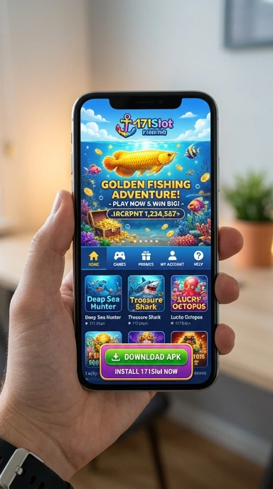 Pengguna menikmati navigasi cepat di aplikasi 171slot.